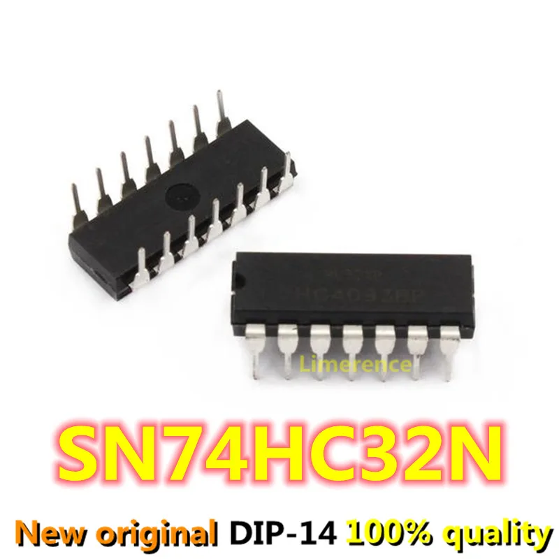 10PCS SN74HC32N DIP-14 SN74HC32 DIP 74HC32N 74HC32 new and original IC-
