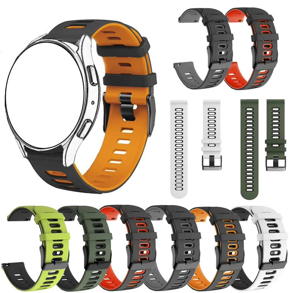 20 mm weiches Silikonarmband für Xiaomi Huami Amazfit GTS 4/Mini/GTS4/GTS2/2e/Bip 3/U Pro GTR 42 mm Smartwatches und Sportuhren
