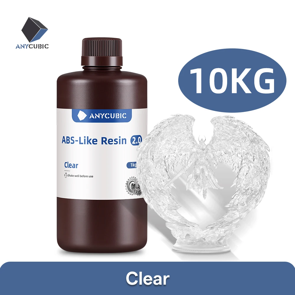 Nieuwe Anycubic 10KG 2.0 ABS-achtige hars 3D-printer fotopolymeerhars hogere sterkte & veerkracht snelle uitharding hoge precisie hars