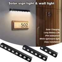 LED Solar Light Waterproof Garden Solar Lights Outdoor Lighting Street Lamp Home Balcony Porch Yard Decor Atmosphere Lighting