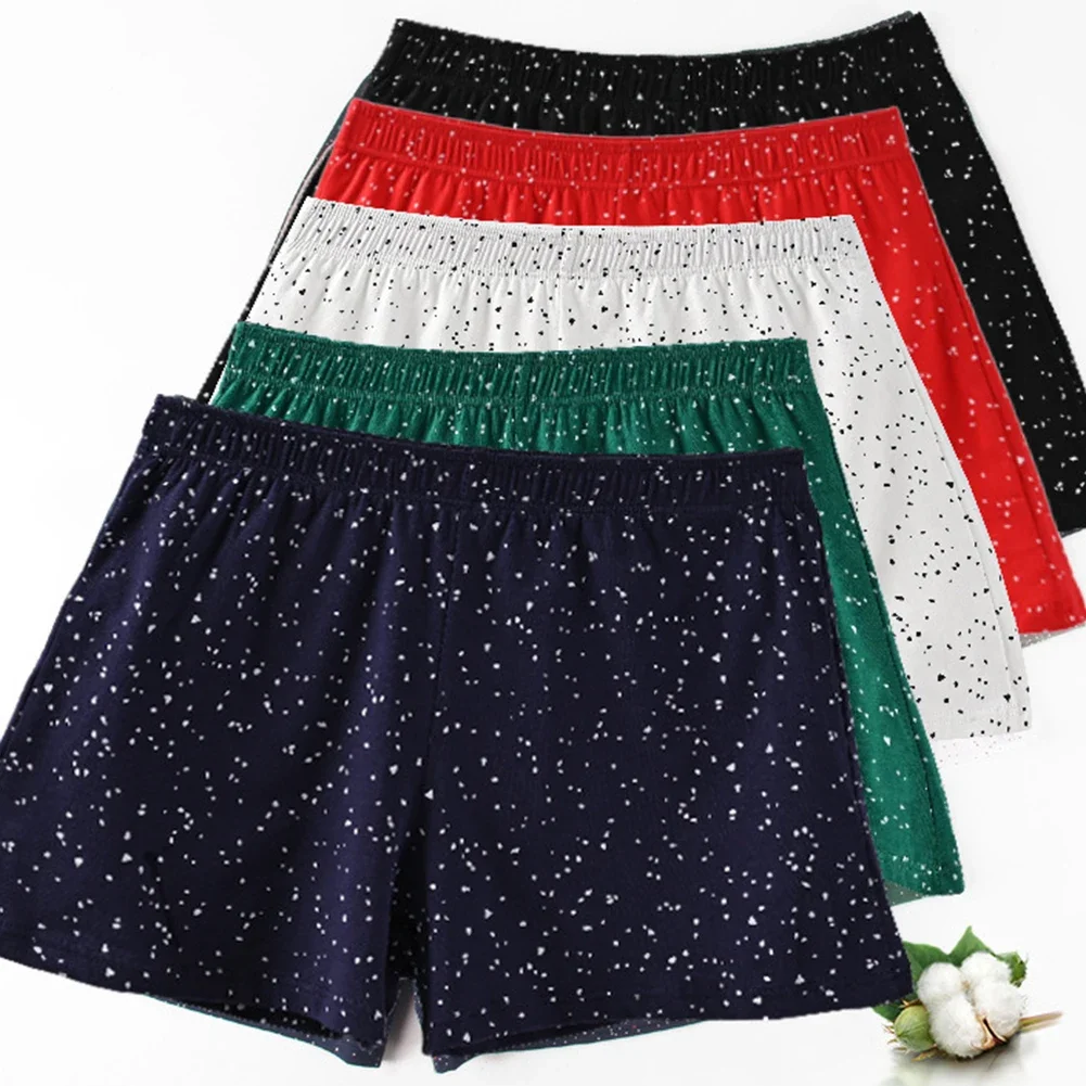 Men Comfortable Shorts Arrow Pants Cotton Short Pants Briefs U Convex Pouch Underwear Polka Dots Breathable Underpants