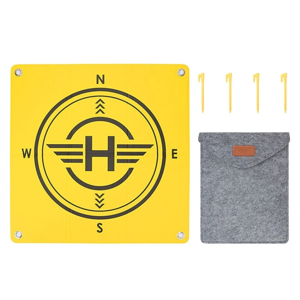 1PC Universal 55cm 2-sided Dual Color Drone Mat with Ground Nail for DJI Avata 2/ Mavic3 Pro/ Air 3 Folding Landing Pad