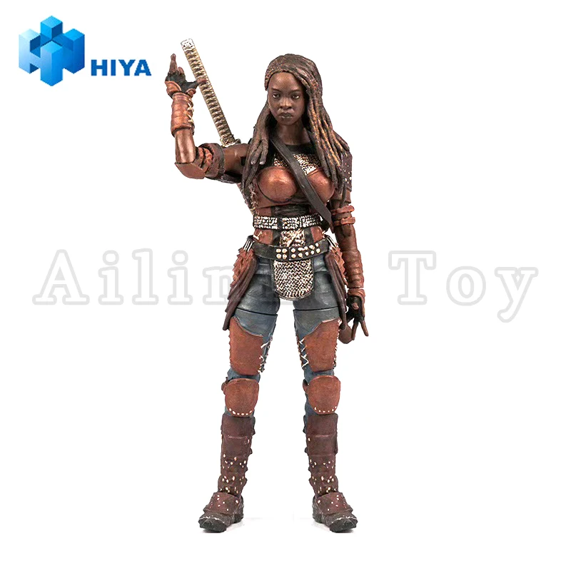 HIYA 1/18 4inch Action Figure Exquisite Mini Series The Walking Dead The Ones Who Lived Michonne  view 5