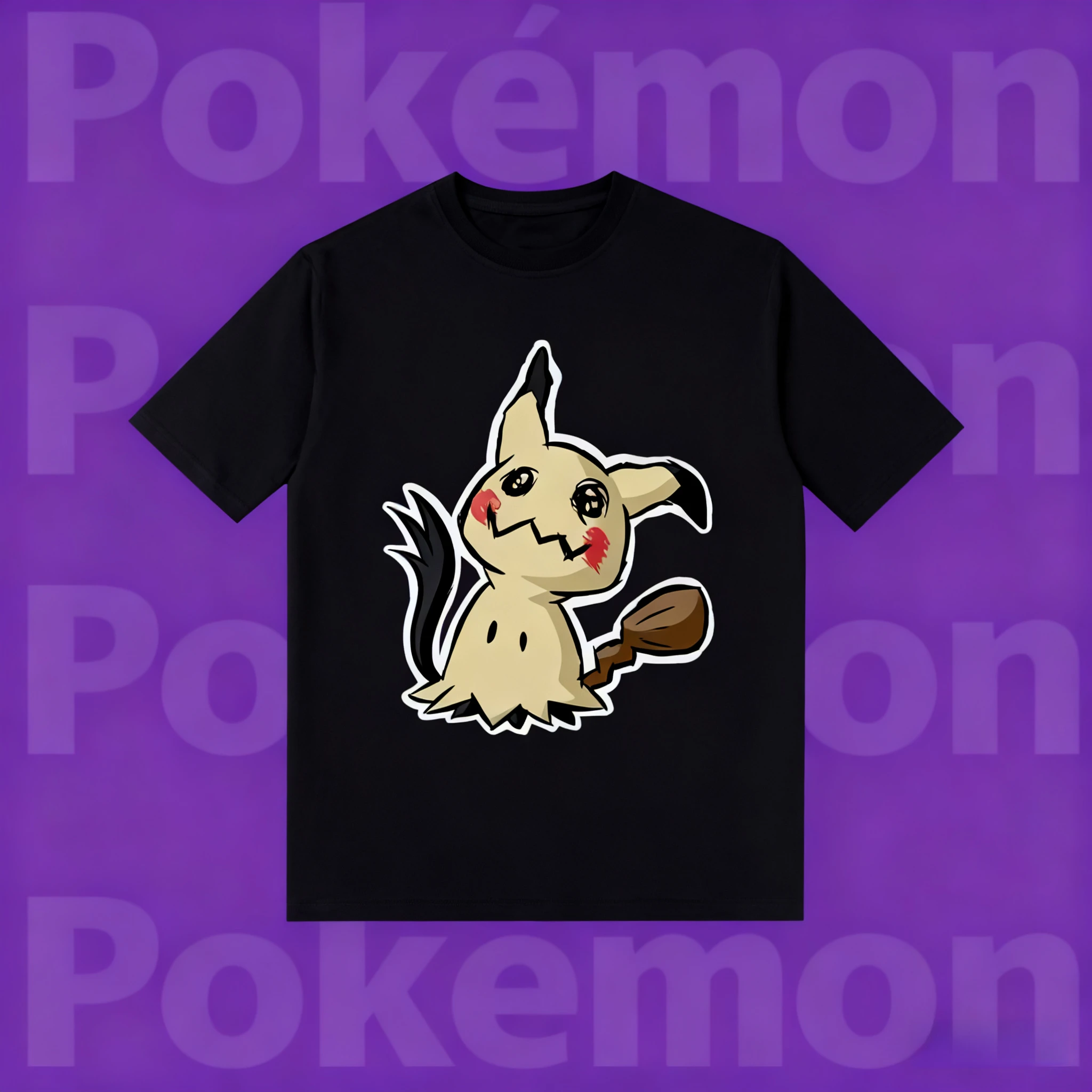 25 été Pokémon Anime Mimikyu Charizard marque 100% pur coton imprimé T-shirt hommes Harajuku décontracté polyvalent à manches courtes Y2k