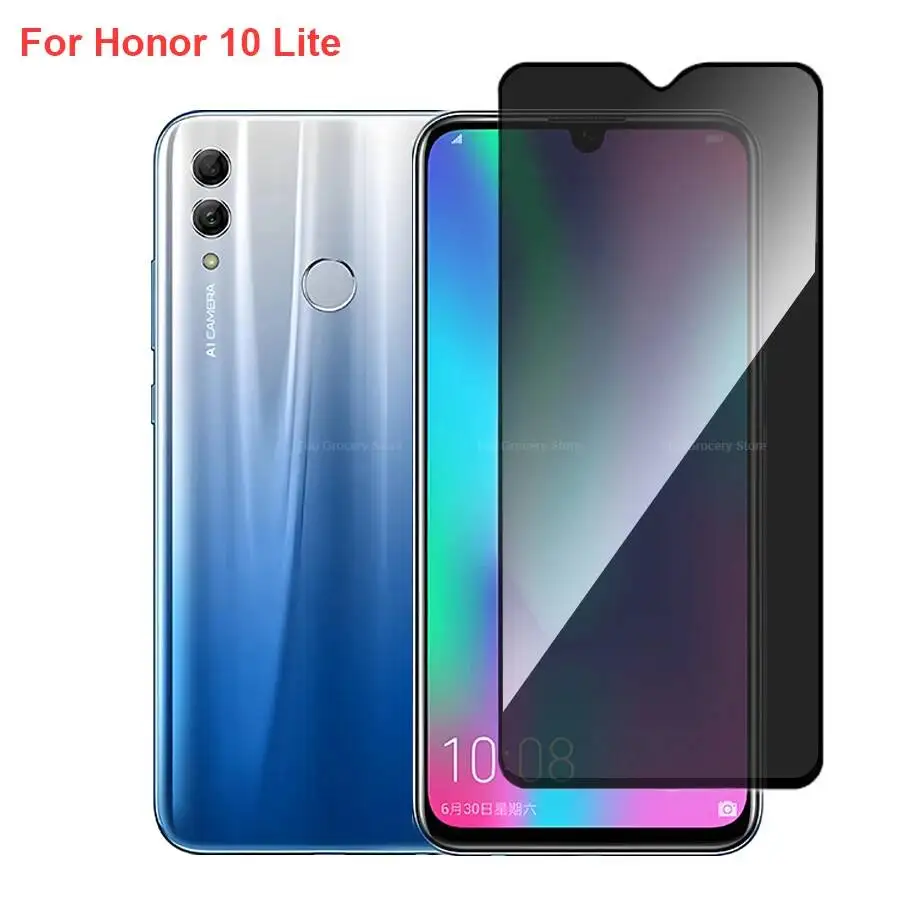 

Honor 10 Anti Spy Privacy Tempered Glass Protector Compatible For Honor10 Lite Full Cover Screen Phone Film