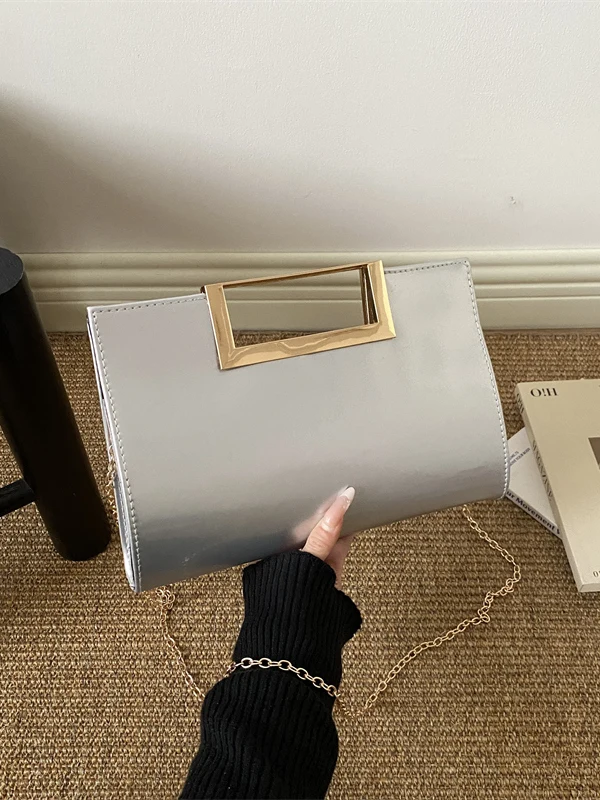 Trendy Handbag Women's Shoulder Bag Luxury Texture Summer New Style Commuter Crossbody Bag Casual Simple Style Magnetic Buckle