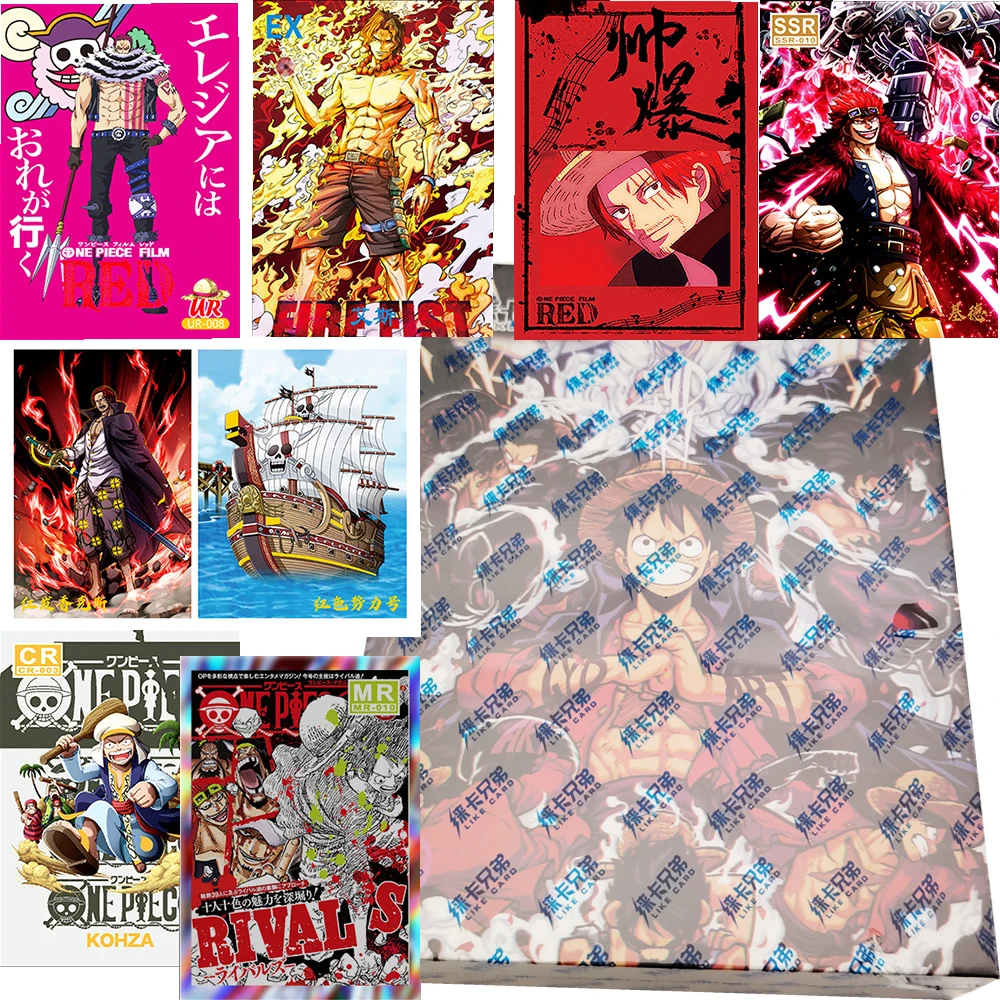 

Anime One Piece Collection Cards Charlotte Linlin Trafalgar Law Shanks Edward Newgate Characters Fashion Trendy Exquisite Card