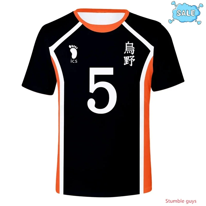 Anime Nekoma High School Volleyball Haikyuu T-Shirt Kuroo Kozume Trikot Cosplay Kostüm Sportbekleidung Kinder Jungen Kleidung
