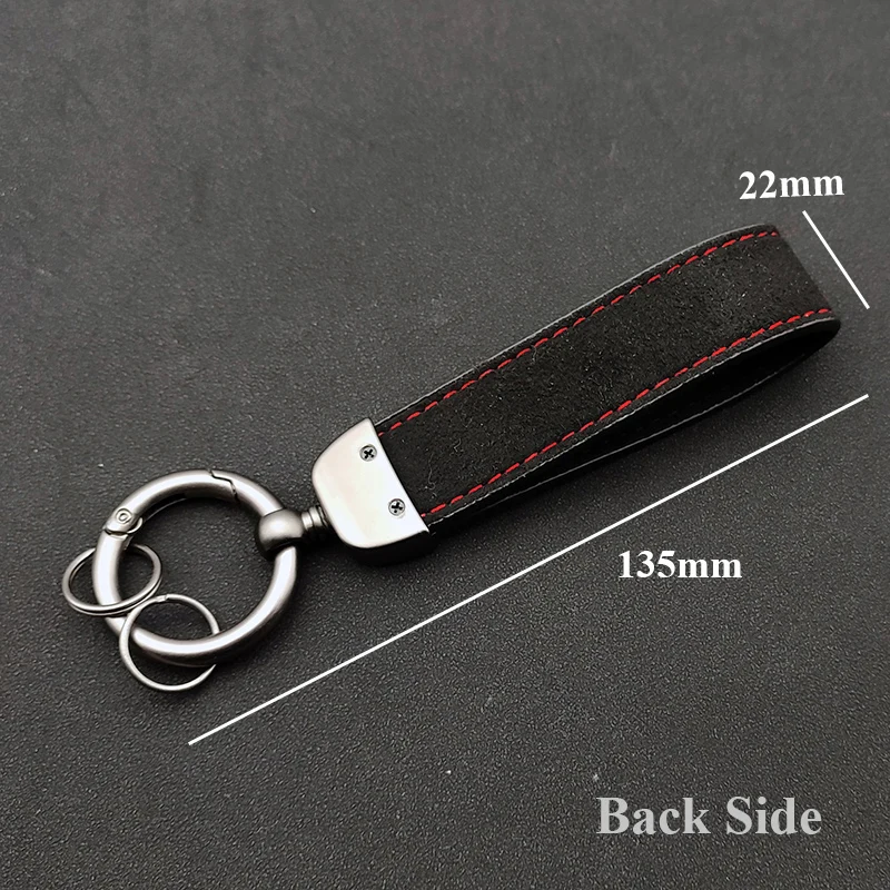2024 High Grade Suede Leather Key Chain Rings Man Women Keyring Luxury Car Keychain For GT X1 X2 X3 X4 X5 X6 X7 Accessories