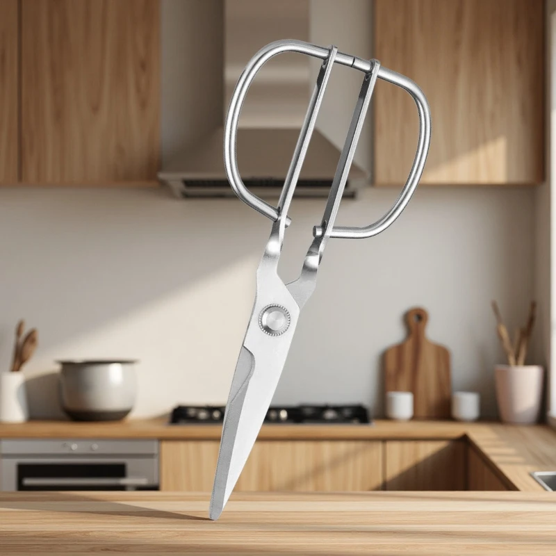 High-quality Sharp Kitchen Scissors, Kitchen Stainless Steel Detachable Food Scissors, Barbecue Scissors, Multi-purpose Scissors