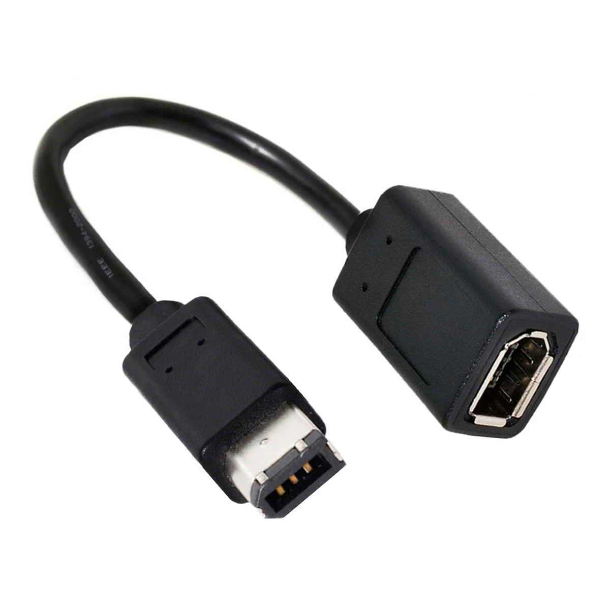 Firewire 400 to 400 Cable 20cm IEEE 1394 6Pin Female Extension Data Video Capture Card 1394a 6Pin Male