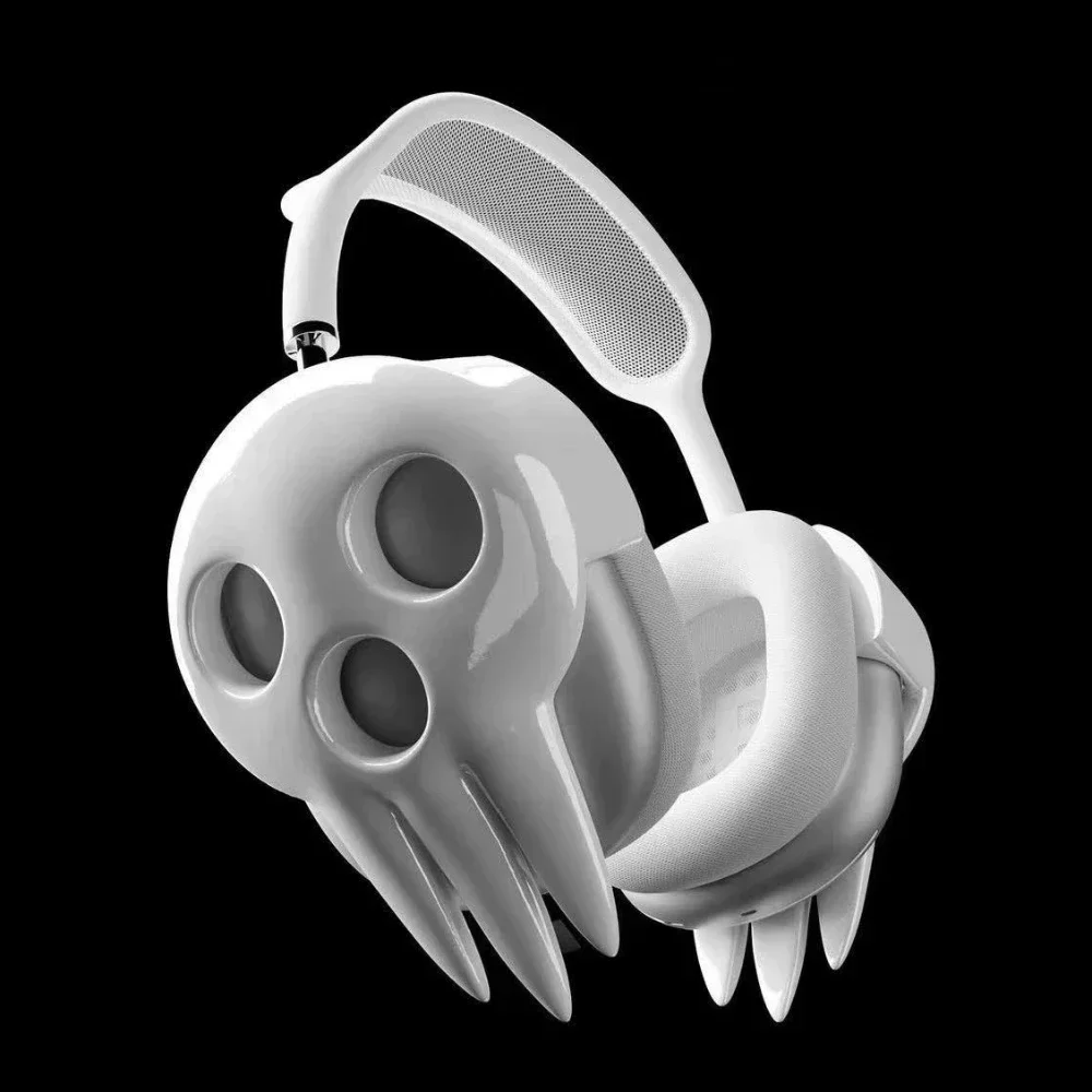 ECHOME Soul Eater Airpods Max Custom Headphones Case Cover Decoration Death Skull Headset Accessory Airpods Max Attachment Y2k