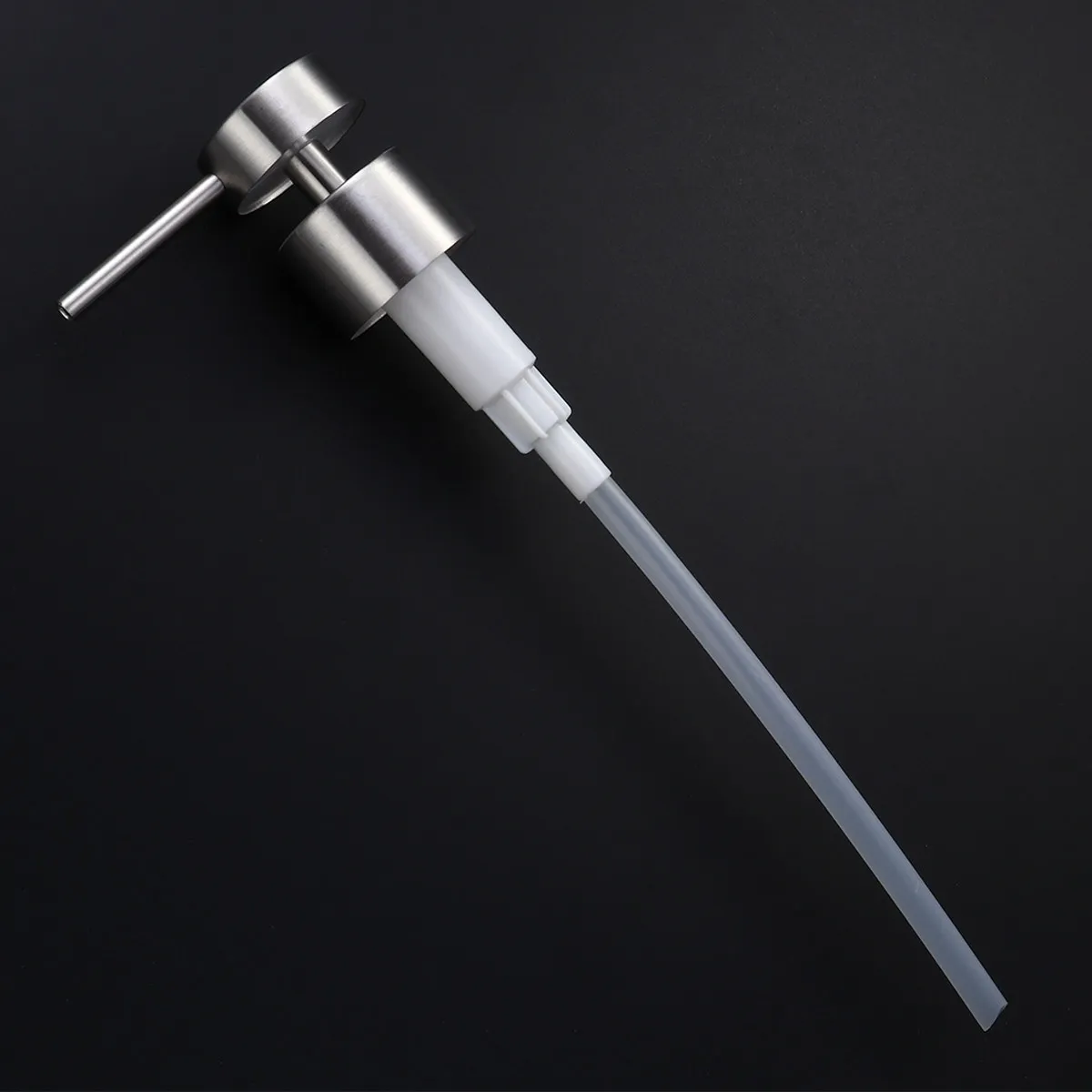 1Pcs Stainless Steel Soap Dispenser Pump Replacement Compatible for Lotion Shampoo Liquid Bottles Soap Dispenser Pump