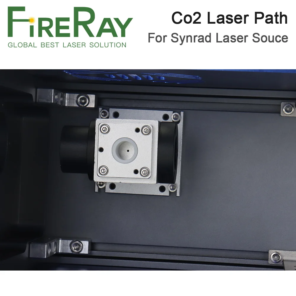 Fireray Co2 Laser Path Co2 بمناسبة النظام البصري جزء 585x160x175mm لمصدر ليزر Synrad Co2