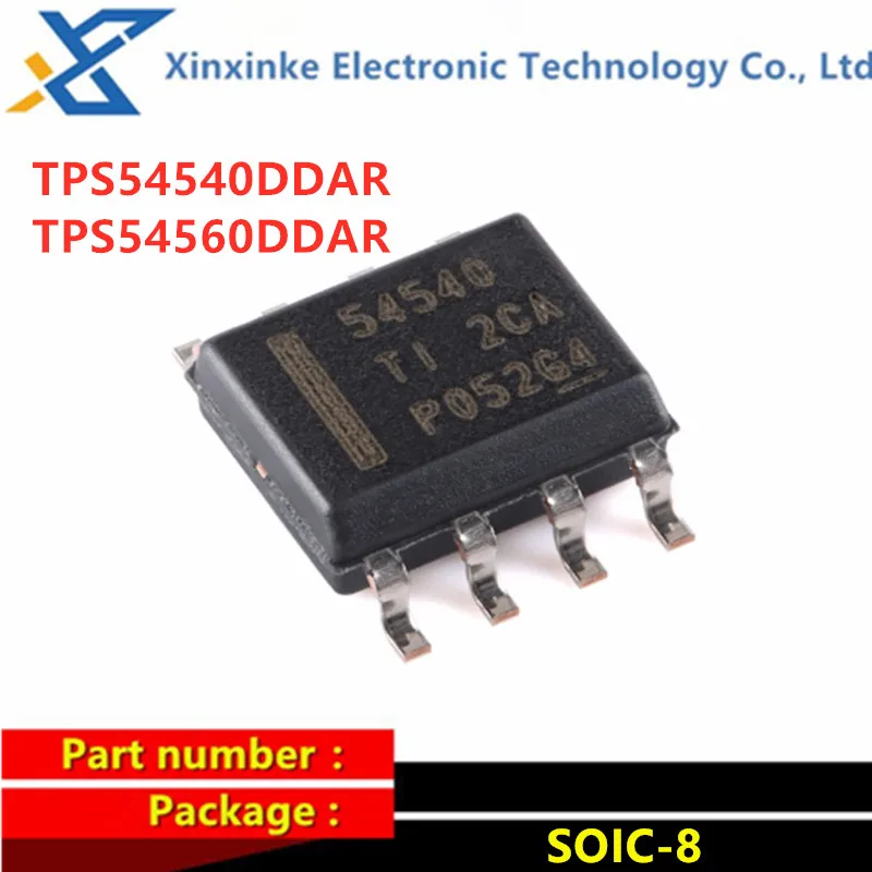 

TPS54540DDAR TPS54560DDAR Mark: 54540 54560 SOIC-8 Switching Voltage Regulators Step-Down DC-DC Cnvtr Power Management ICs