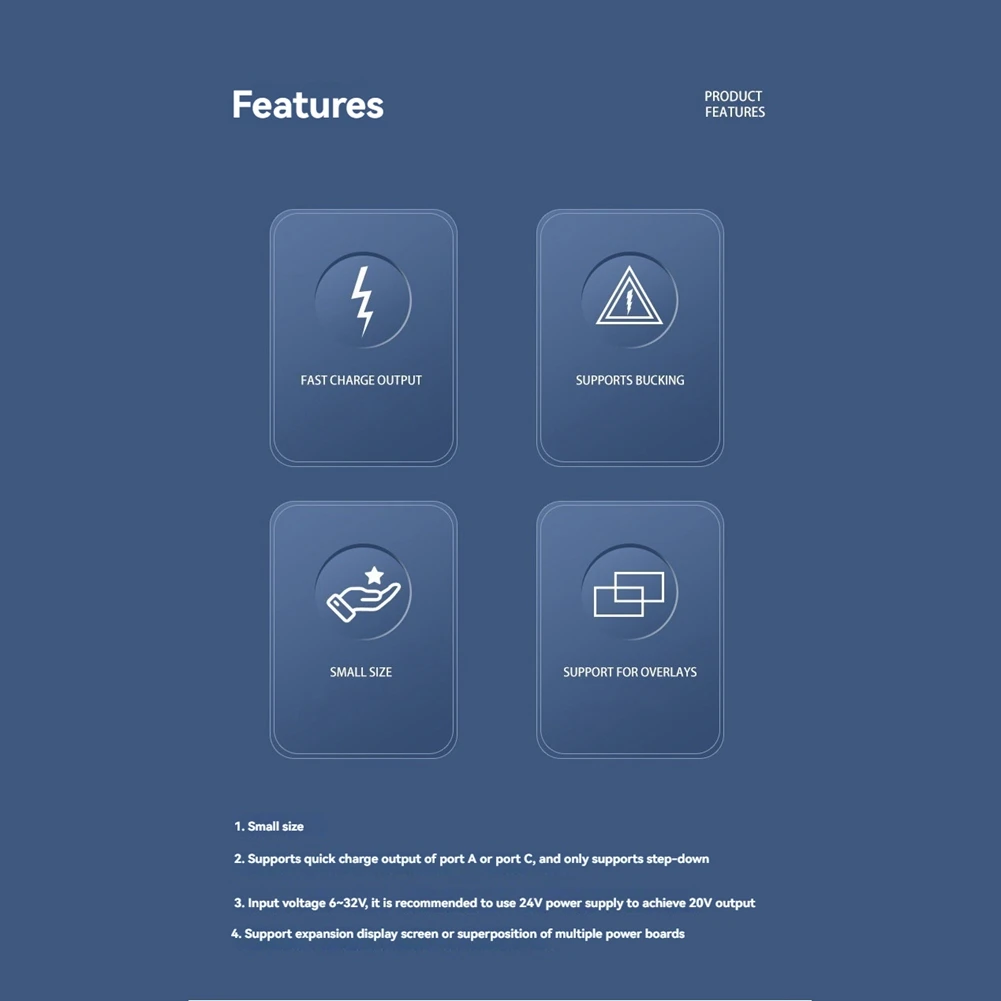 Módulo de carregamento rápido de protocolo completo SW3518 100W