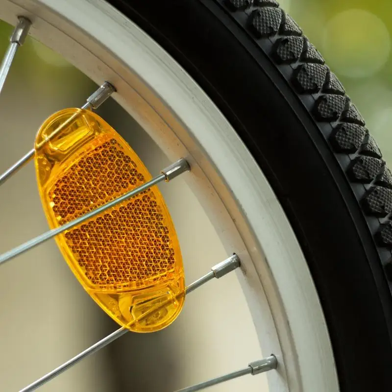 Fahrrad-Reflektorstreifen Speichen-Reflektor Sicherheitswarnleuchten für Mountainbike-Felgen Reflektierende Felgenmontage-Zubehörteile – Detail 6