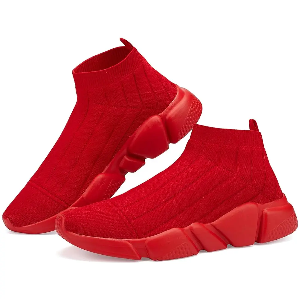 

Mens Sneakers Gym Breathable Tennis Running Walking Slip On Shoes