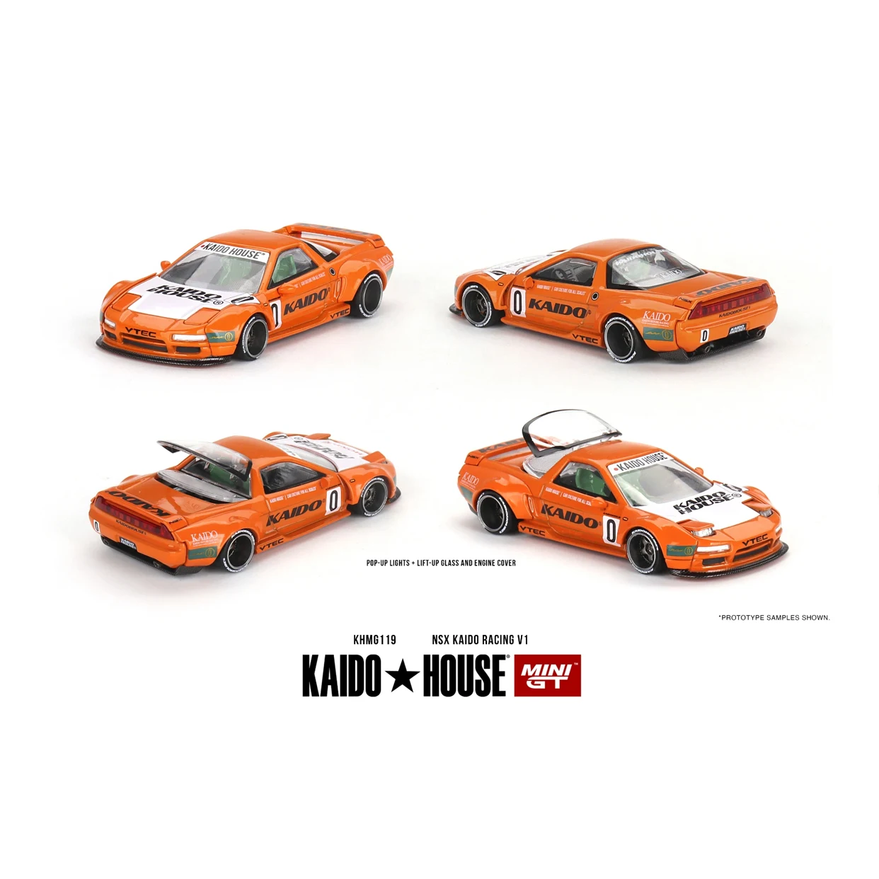 

Kaido House + MINIGT 1:64 Toy Model Car NSX Alloy Die-Cast Sport Vehicle Kaido Racing #KHMG119