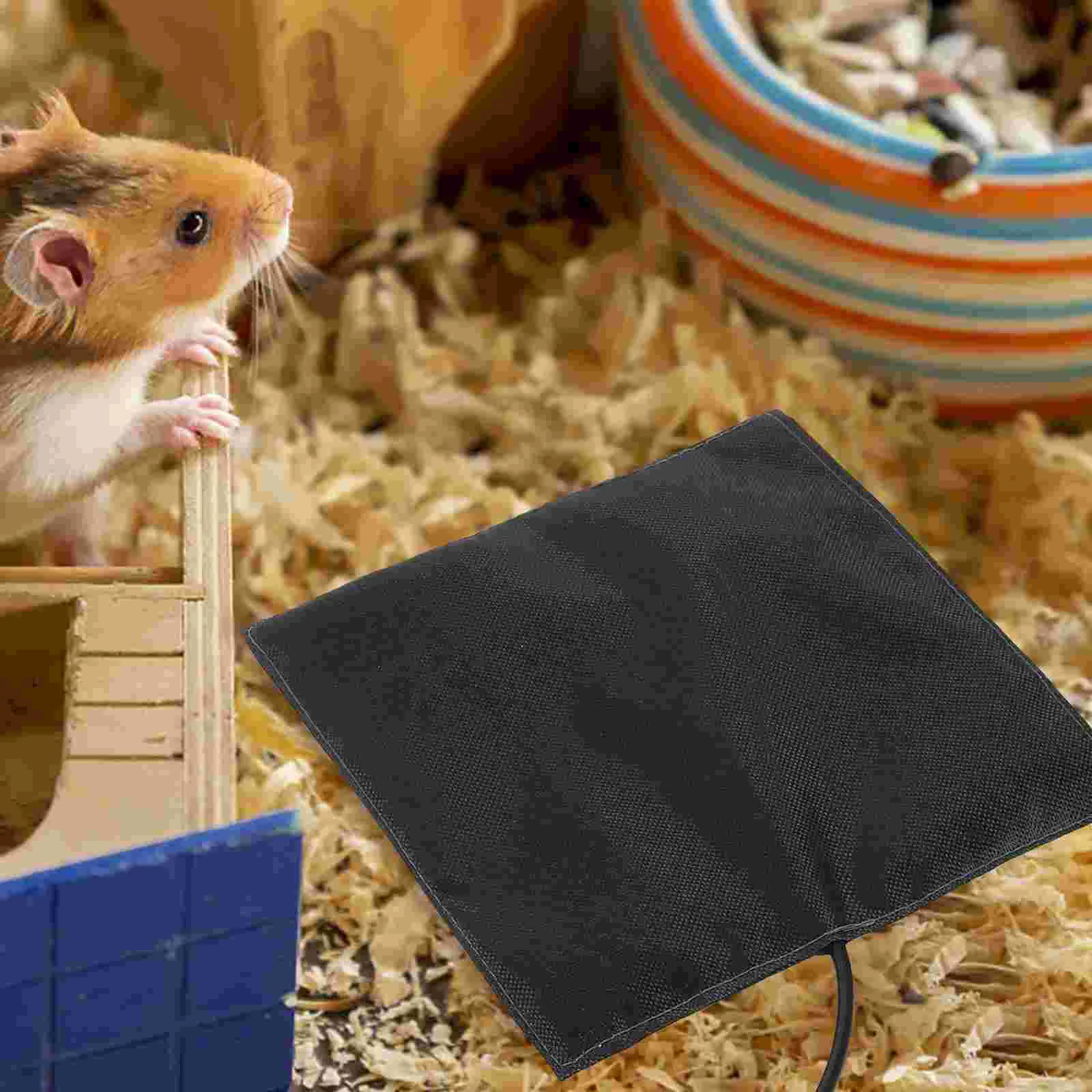 Heating Pad Hamster Pads Small Pet Heated Cushion Keep Warm Electric Warming Carbon Fiber Warmer Lizard