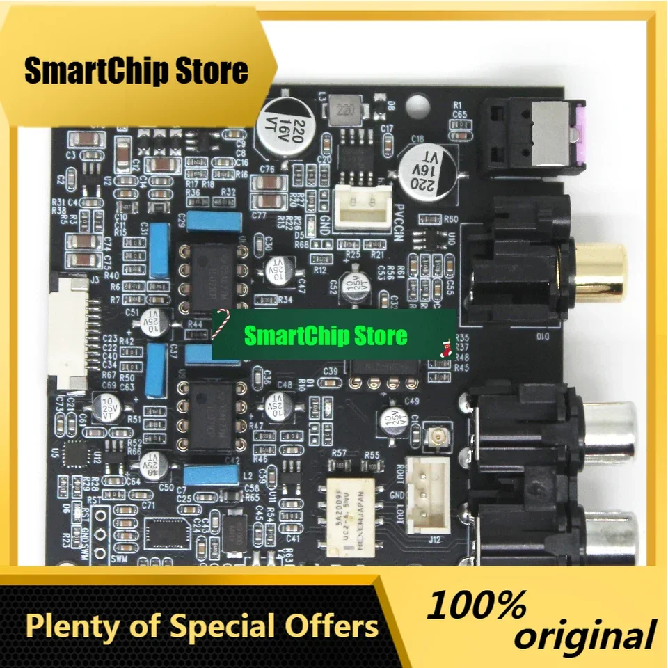 SmCpEs9038q2m Decoding Board Fiber Coaxial Decoding Board Power Amplifier Modification 5.4 Version Supports Ldac