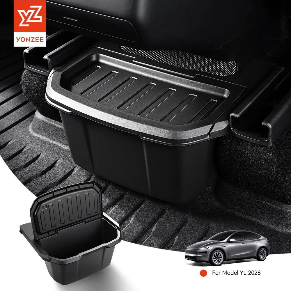 YZ YZ For Tesla Rear Seat Storage Box Model Y YL Juniper Center Console Bins Backseat Trash Can Garbage Bag Tray Car  Accessories - Aliexpress Deal