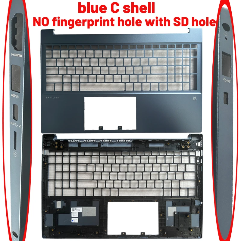 Nuovo per HP Pavilion 15-EH 15-EG 15Z-EH TPN-Q245 Q246 coperchio posteriore TOP case laptop LCD Cover posteriore/poggiapolsi superiore