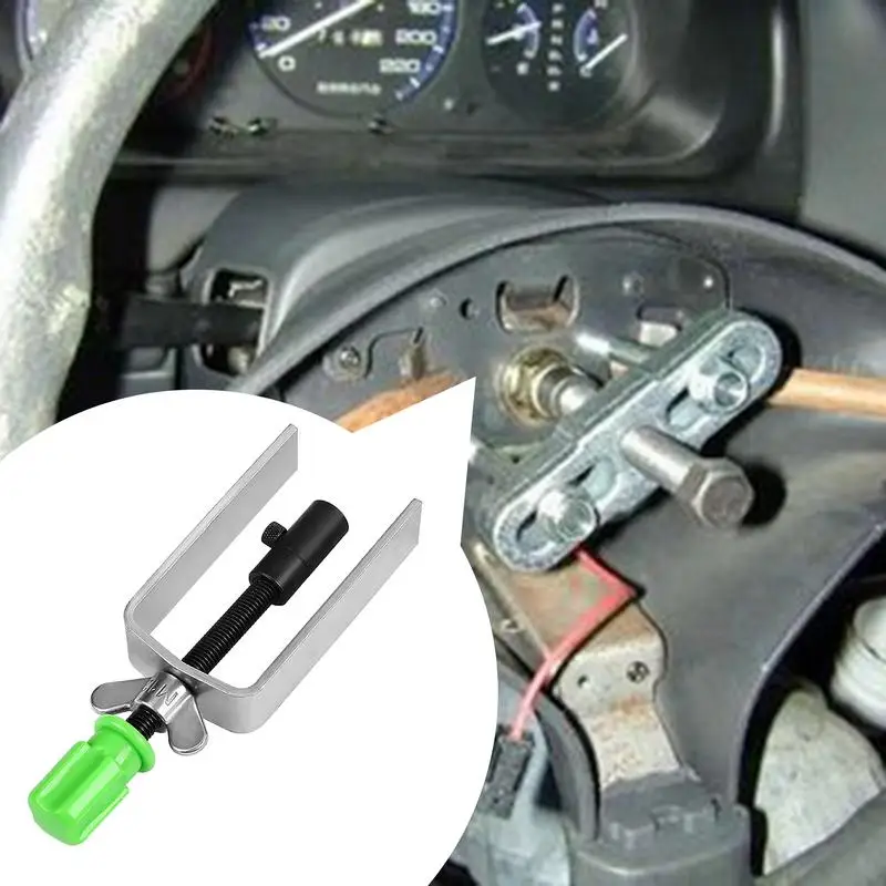 Steering Wheel Removal Kit Steel Steering Wheel Lock Plate Removal Disassembly Tool Car Steering Wheel Tools Lock Plate Snap