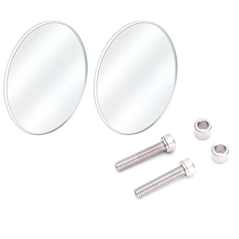 Mini rétroviseur sans bords pour moto, pour MT-07 MT-09 Tracer XSR700 XSR900, miroir rond grand Angle modifié