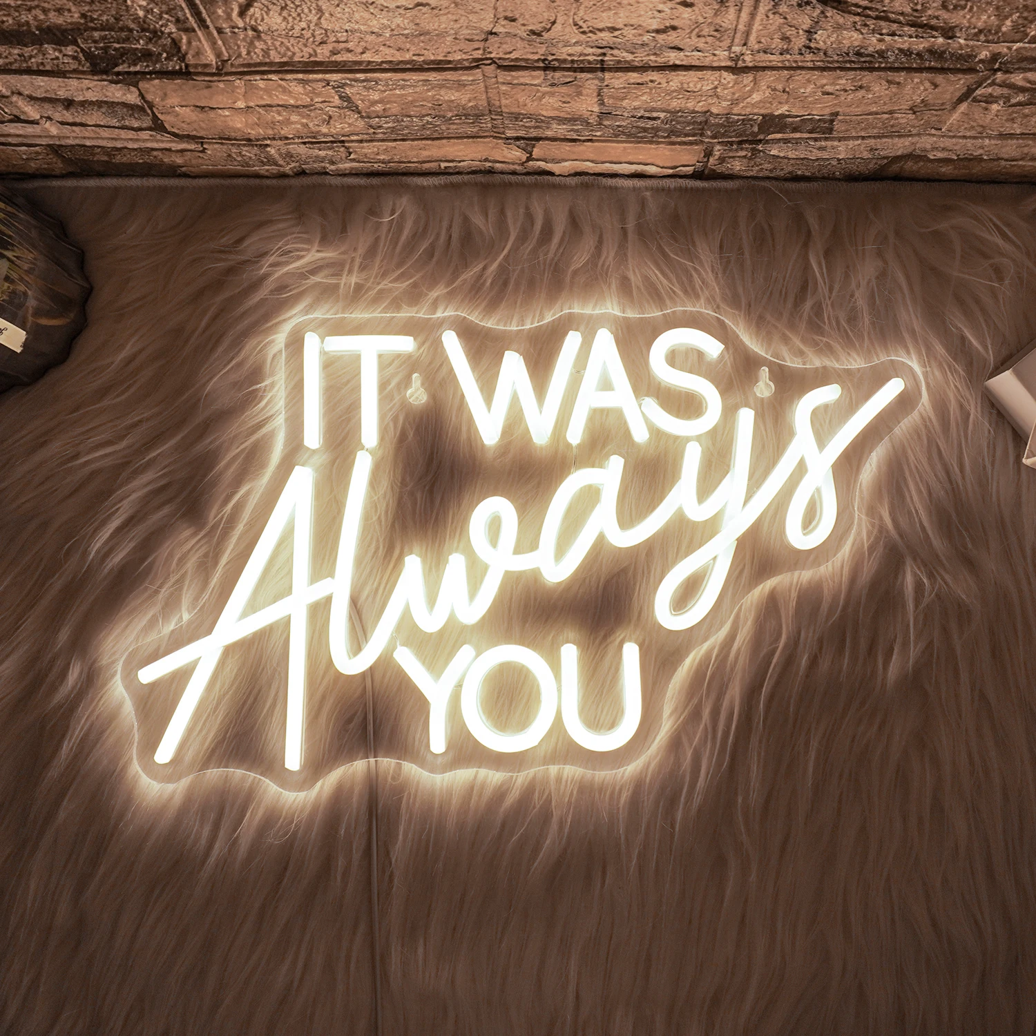 To zawsze cię Neon Sign Wedding Hanging Wall Decor Zasilany przez USB na zaręczyny Propozycja walentynkowa Birthday Party Neon