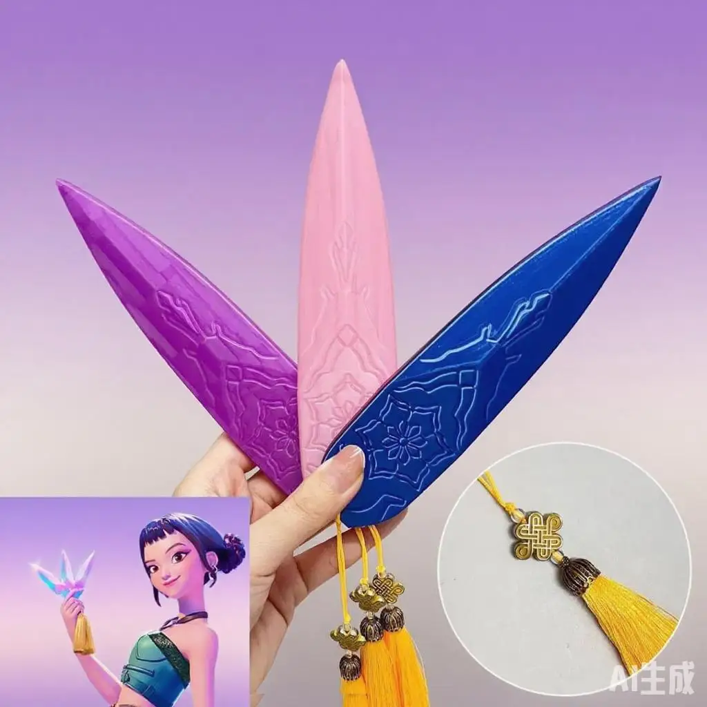 

2025 Anime Figure Zoey Props Kpop Huntrix Accessories Birthday Party Cosplay Dart Prop Creative Fans Collect Gift