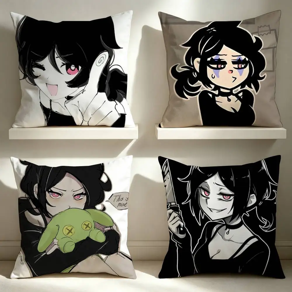Ashley Graves Leyley Coffin  Square Double-Sided Printed Pillow Case Sofa Cushion Cover Bedroom Bedside Decor