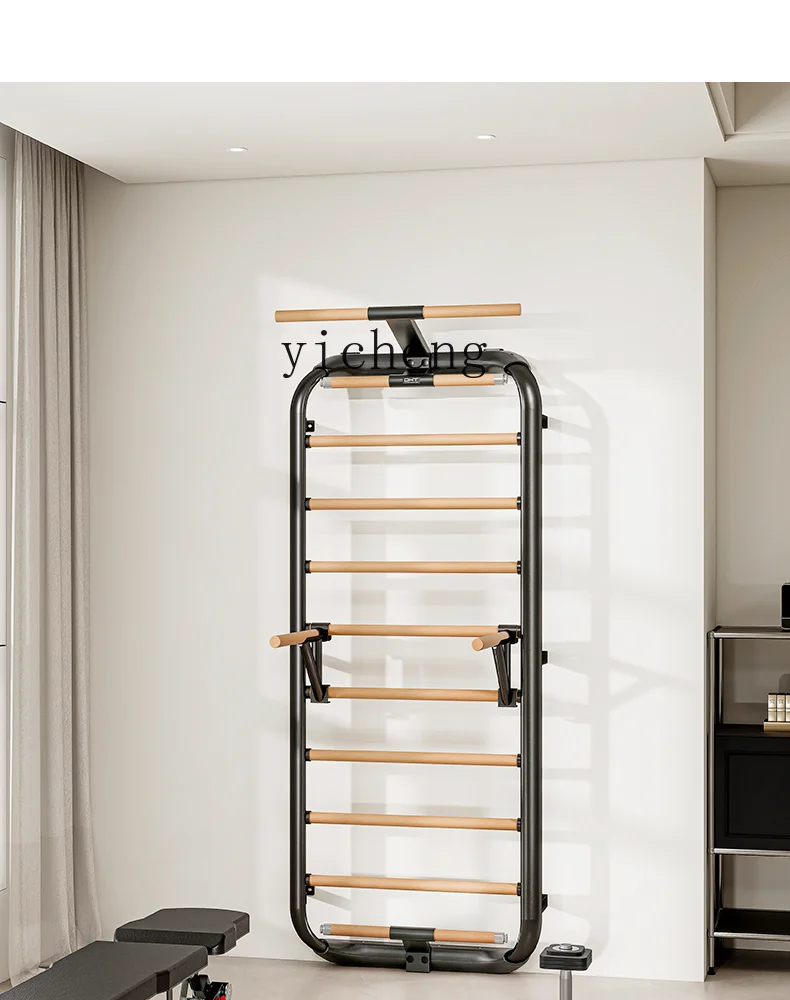 Pilates Yoga Room - YFY Multifunktionales Yoga-Trainingsboard, Pilates-Wandklettergerüst, Tanzraum-Beinpresse, Rippenrahmen