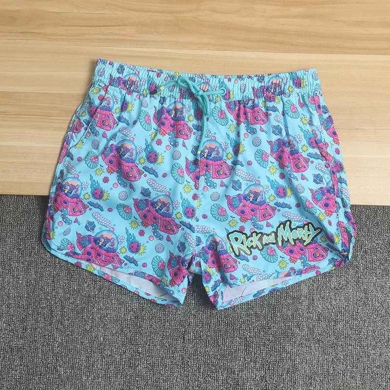 

Nordic Summer Men's Holiday Floral Print orts Beach Pants 99 Euros mid Waist Straight Leg Youth Casual Pants