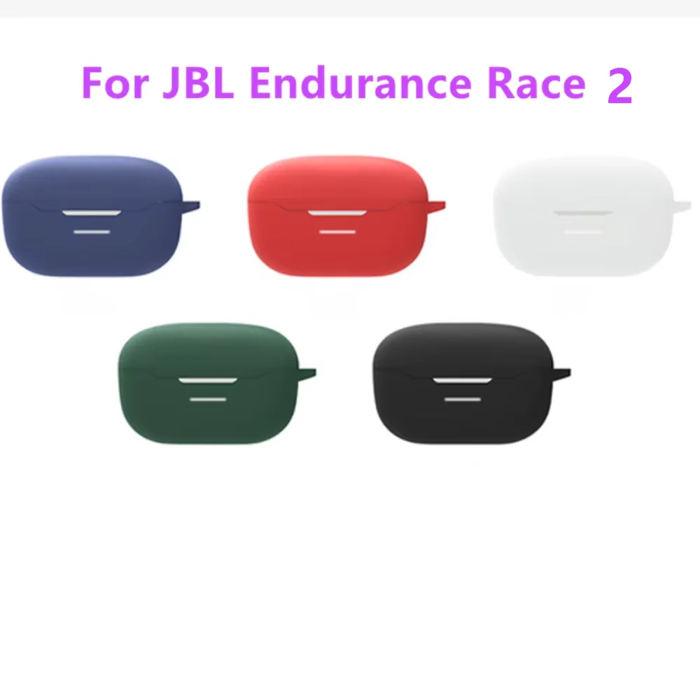 Coque souple en silicone antichoc pour écouteurs JBL Endurance Race 2, housse pour document solide,
