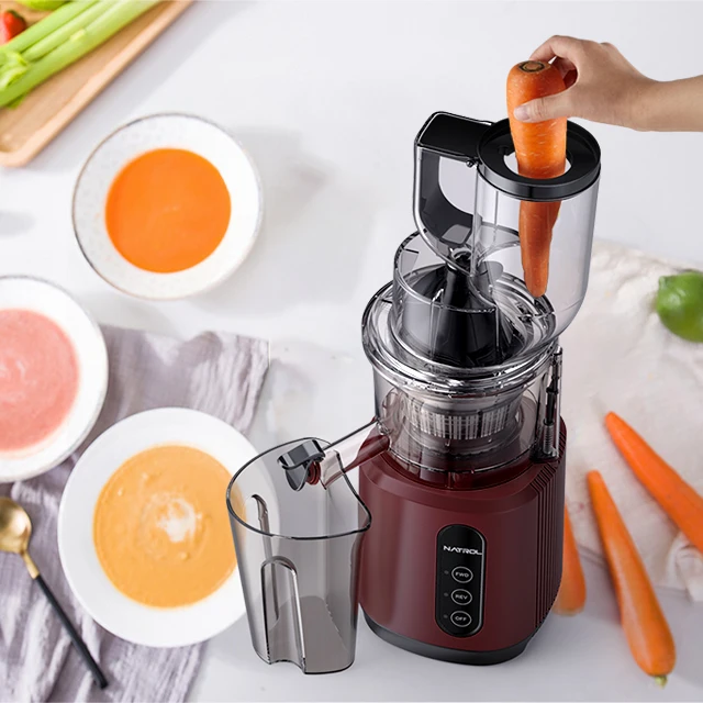 Commerciële Industriële Slow Juicer Aangepaste Grote Mond Fruit Extractor Elektrische Stroombron Koude Pers Sap Machine