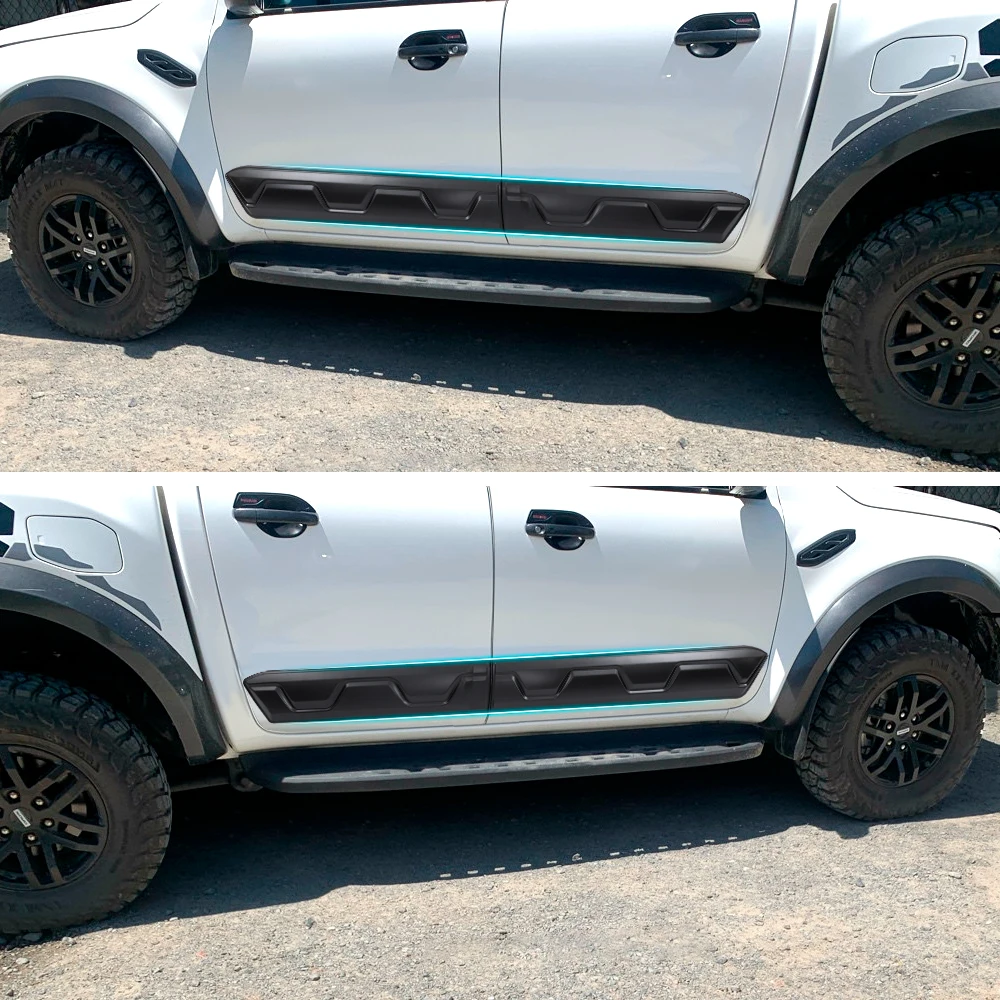 Karosserie verkleidung Seitentür forms chutz, kompatibel mit Ford Ranger Raptor 2014-2017 4x4 Autoteil zubehör – Detail 9