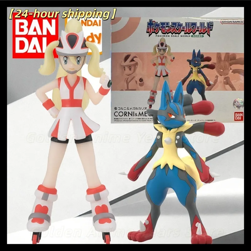 bandai-pokemon-scale-world-regione-di-kalos-65-78mm-korrina-mega-lucario-figura-da-collezione-in-pvc-accessorio-anime-giocattolo-hobby-regalo