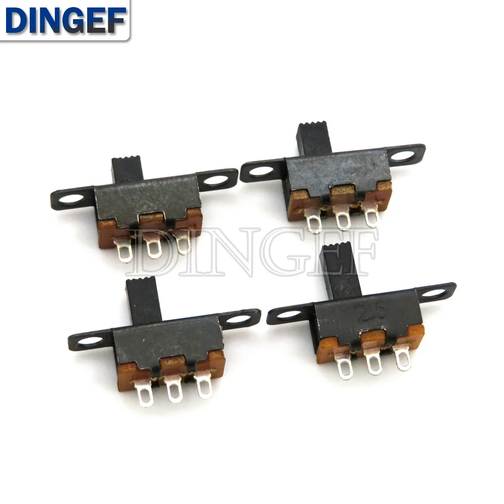 20PCS/lot Toggle Switchs SS12F15 SS12F15VG3 G4 G5 3PIN 1P2T Slide Switch Handle High 3MM 4MM 5MM 6MM 7MM SS12F15VG6 SS12F15VG7