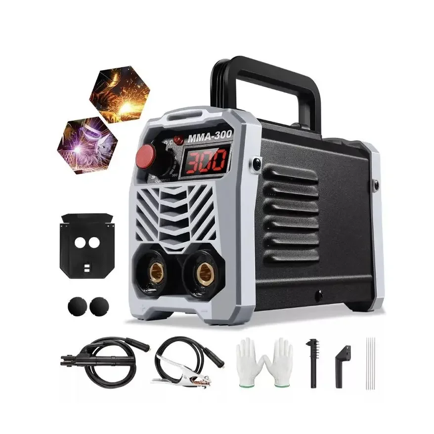 MMA-300 110V 220V Home Mini Electric Welder Portable Inverter DC Welding Machine