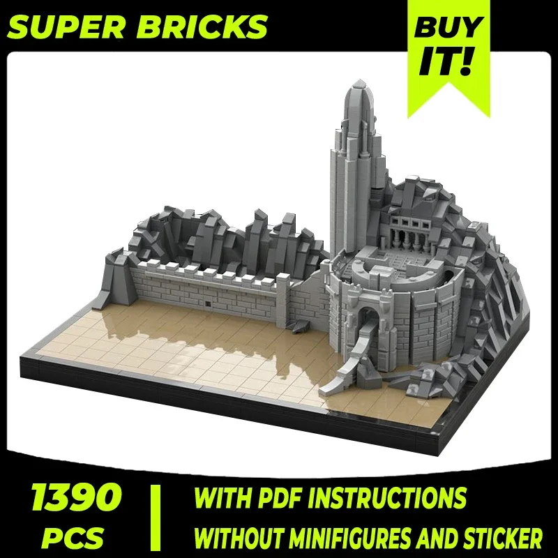 Popular Ring Movie Model Moc Building Bricks Midi Scale Helms Deep Technology Blocks Gifts Christmas Toys DIY Sets Assembly