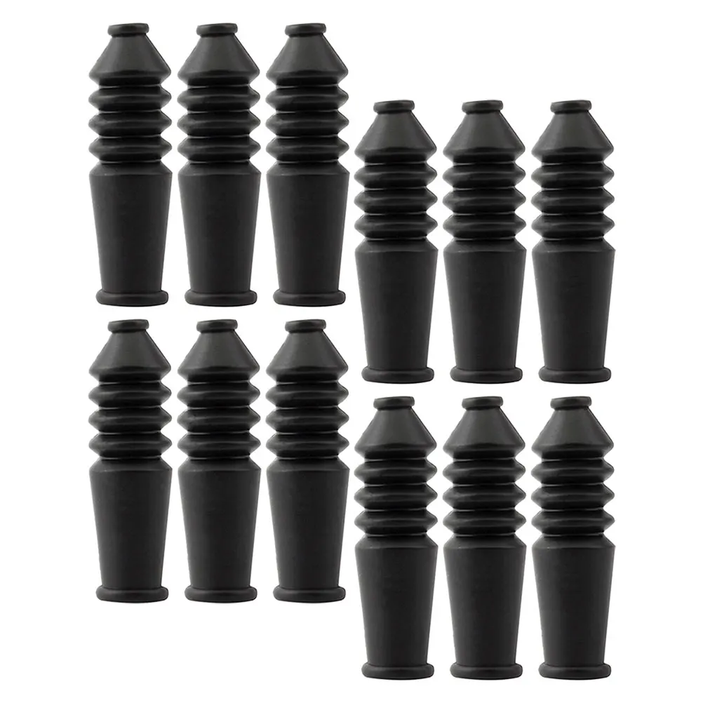 

12pcs Brake Line Protector Bicycle Brake Cable Accessories Rubber Sleeve Clutch Cable Protection Dust Proof Cover For Mountain