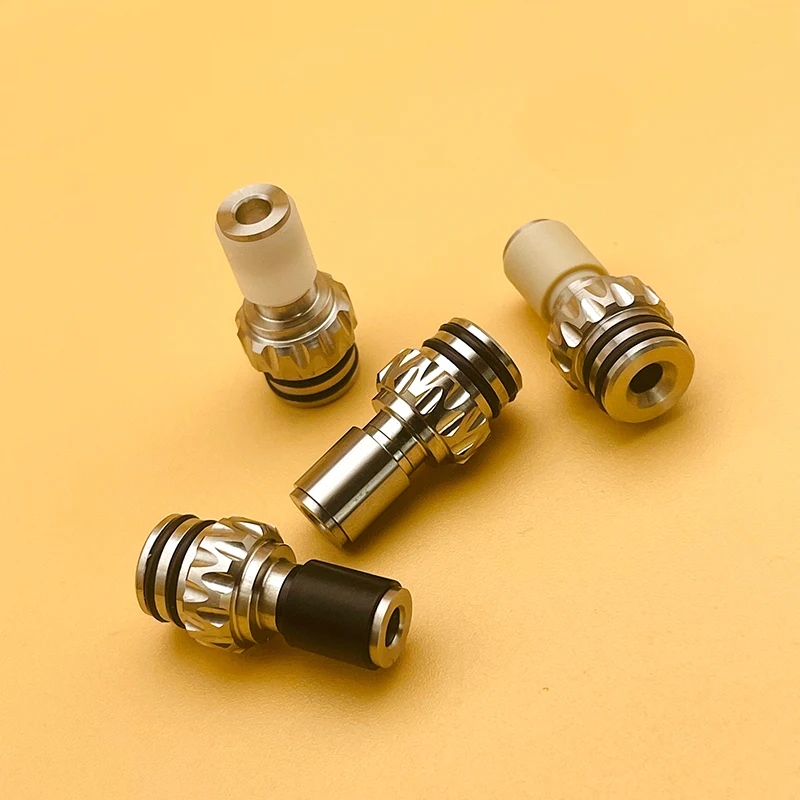 مجموعة رأس رأس بالتنقيط من DSX ، طرف MTL ، قطعة فم الذروة لرذاذ خزان RTA ، أطراف صندوق بورو Vape ، ملحق السجائر الإلكترونية ، 316ss