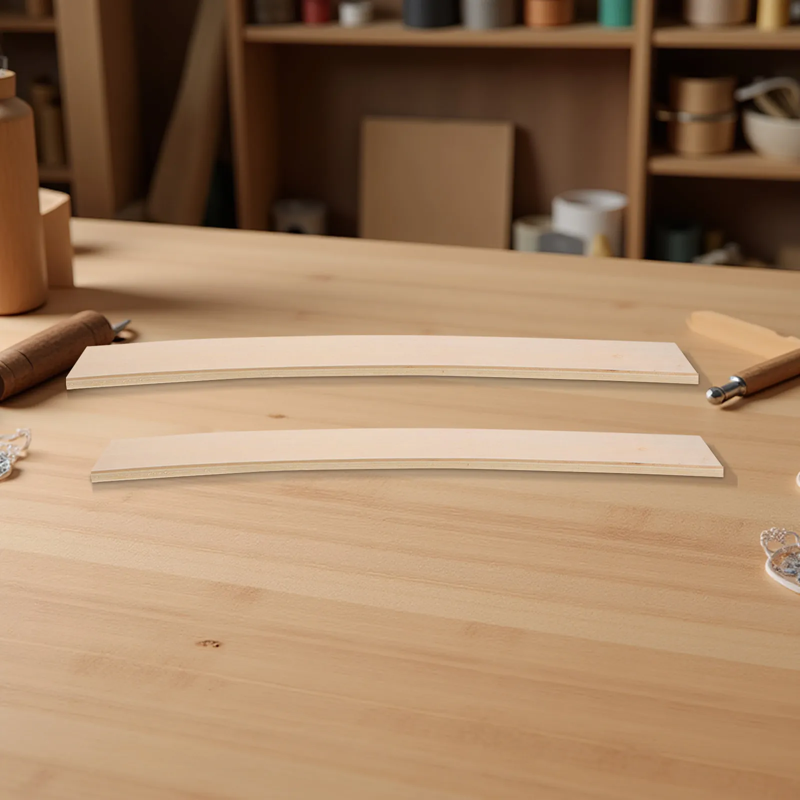 

Комплект из 3 деревянных ламелей для кровати, опоры для матраса, сменные ламели из массива дерева, простая установка, универсальный размер, для кроватей Twin, King, California King