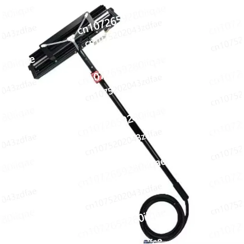 

Carbon Fiber Pole Roller Cleaning Brush Electric Solar Panel Cleaning Brush,Telescopic Pole Wet & Dry Washing Tool