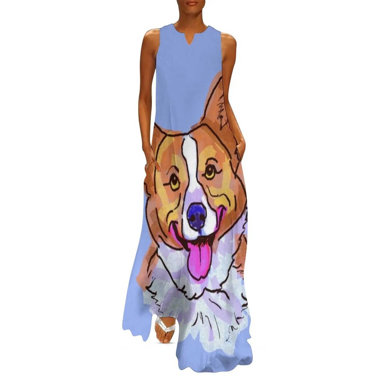 The Pembroke Welsh Corgi Love of My Life Long Dress women's evening dresses Dresses for wedding party Dresses