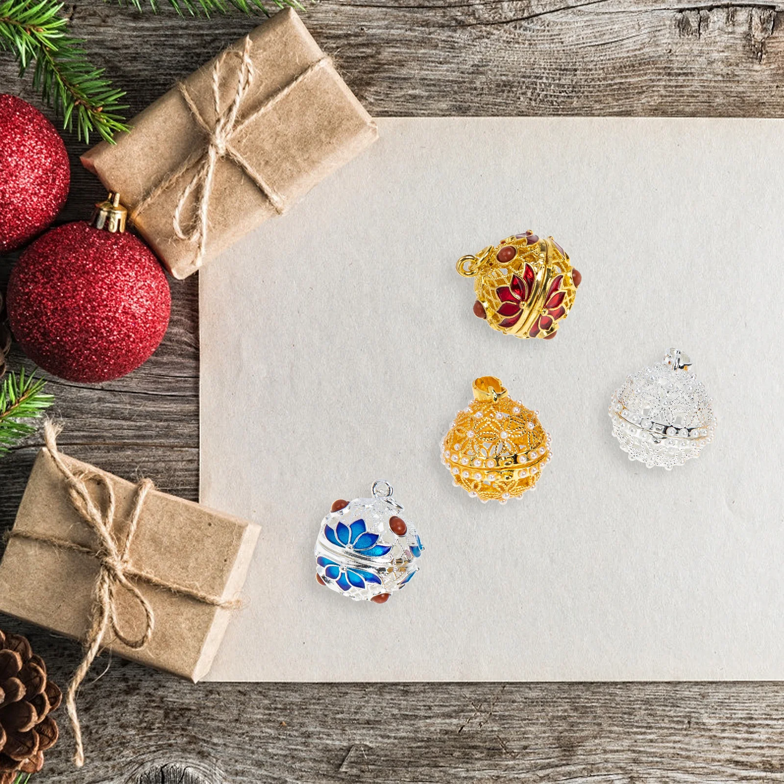 

4 шт. изысканный полый дизайн подвески DIY изготовление ювелирных изделий брелки сумка подвески украшения эфирного масла