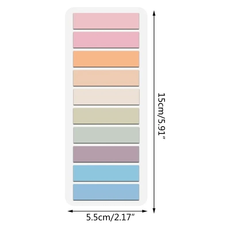 Índice bloco notas cole-o nota pegajosa adesivo papel marcadores material escolar