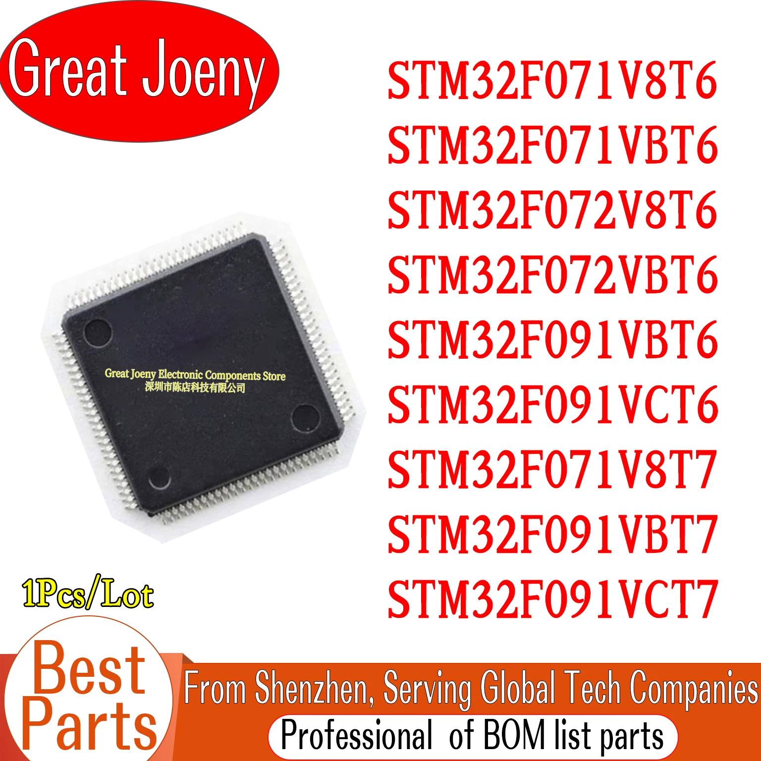 

STM32F071V8T6 STM32F071VBT6 STM32F072V8T6 STM32F072VBT6 STM32F091VBT6 STM32F091VCT6 STM32F071V8T7 STM32F091VBT7 STM32F091VCT7