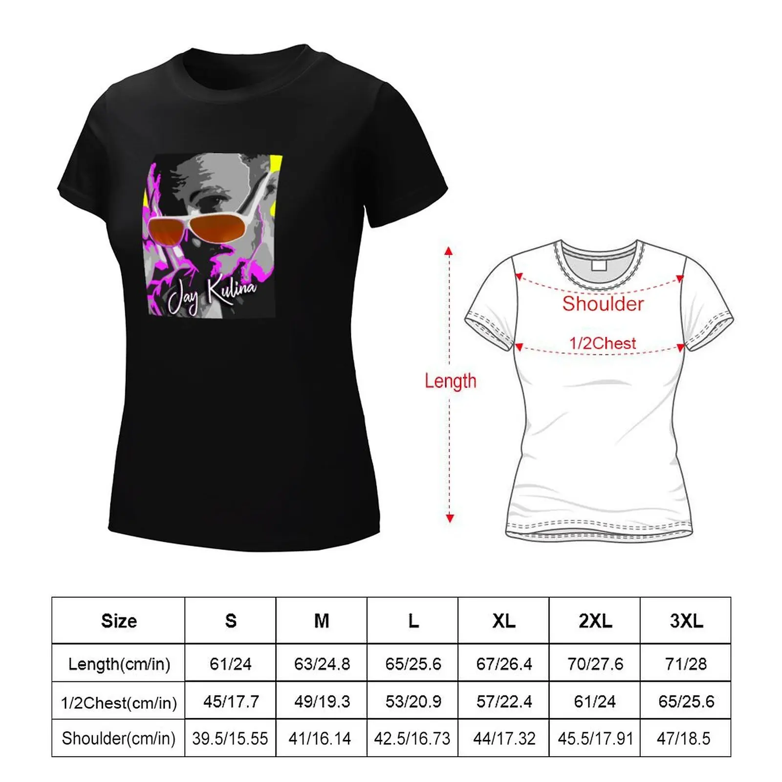 Jay Kulina From Kingdom T-Shirt Oversized Zomerkleding Zwarte T-Shirts Voor Vrouwen